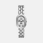 Sloan Women Quartz Silver Dial Analog Stainless Steel Watch ES5381