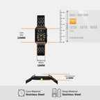 Raquel Women Quartz Black Dial Analog Stainless Steel Watch ES5385