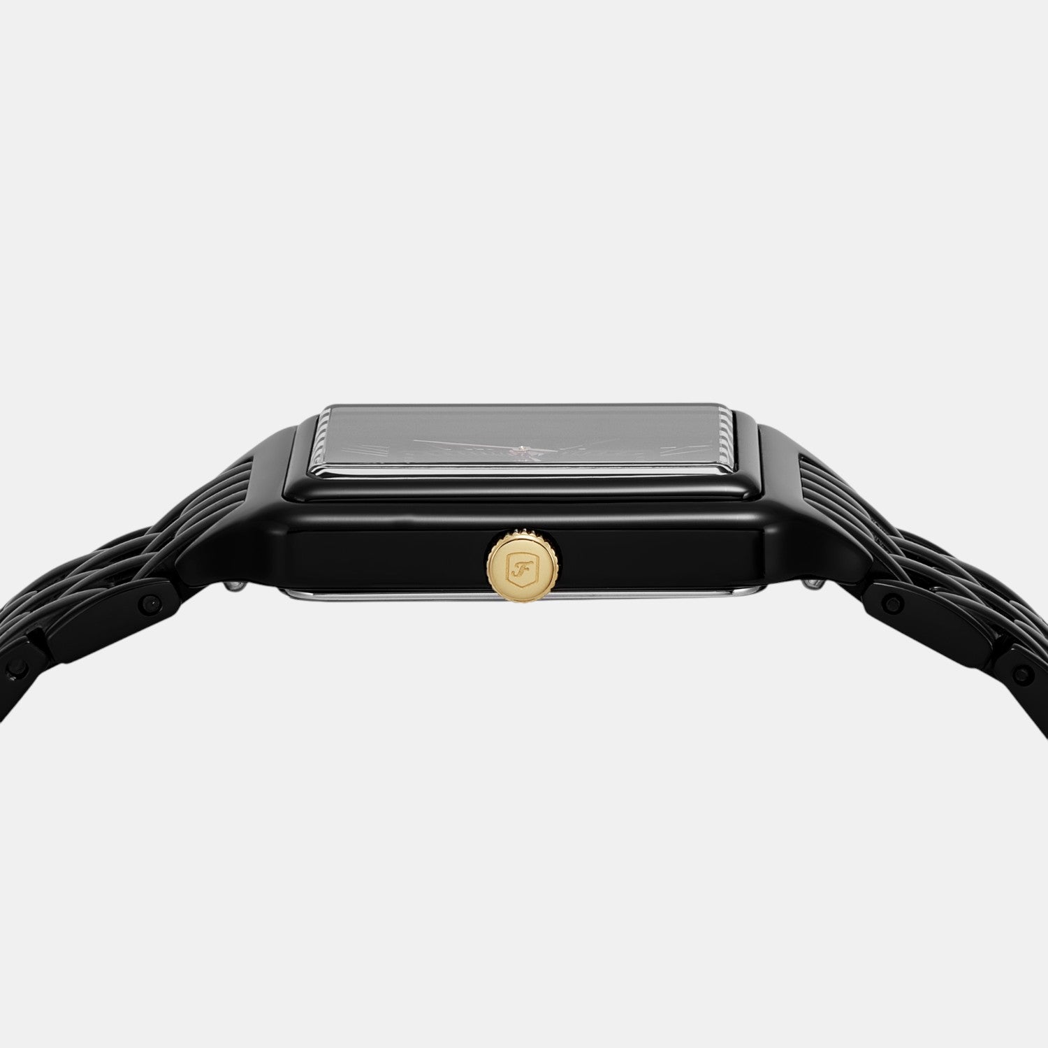 Raquel Women Quartz Black Dial Analog Stainless Steel Watch ES5385