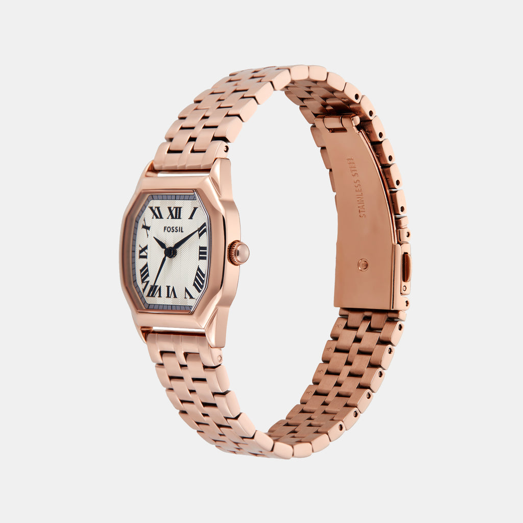 Fossil Women Octagon Cream watch