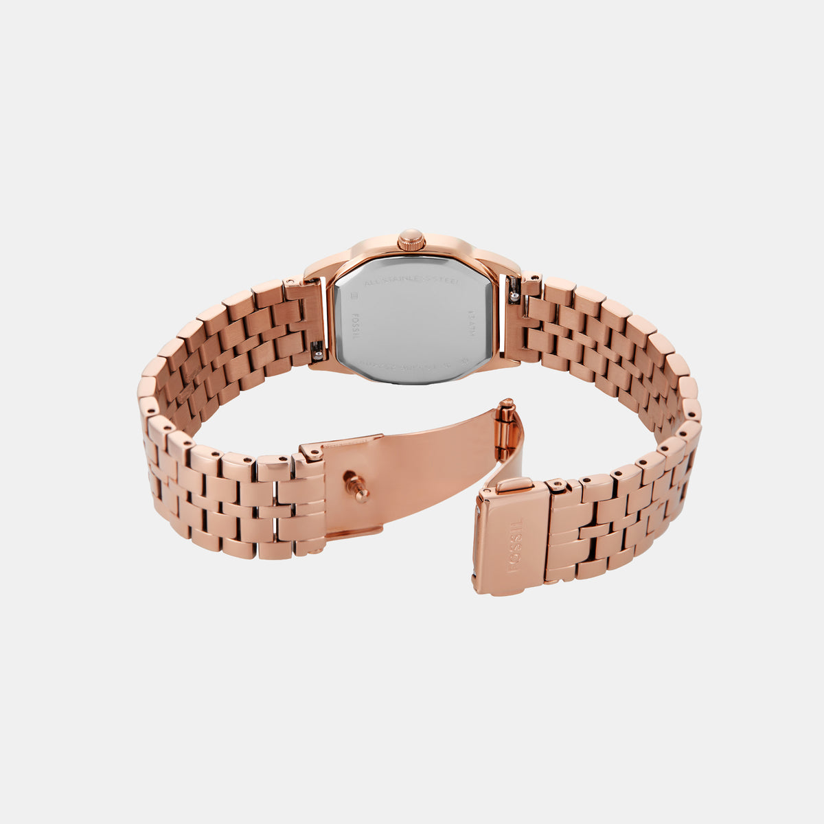 Fossil Stainless Steel Cream watch