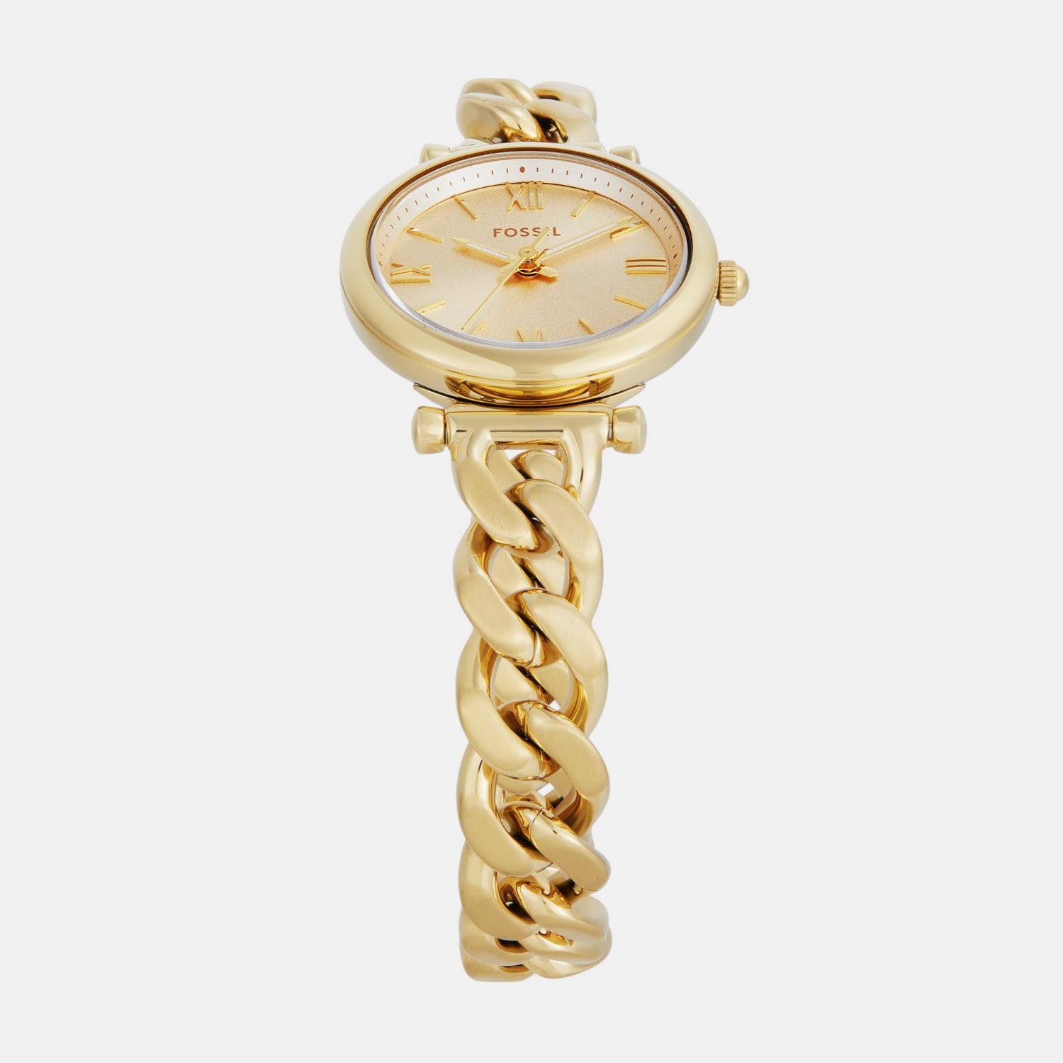 Carlie Women Quartz Gold Dial Analog Stainless Steel Watch ES5387SET