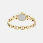 Carlie Women Quartz Gold Dial Analog Stainless Steel Watch ES5387SET