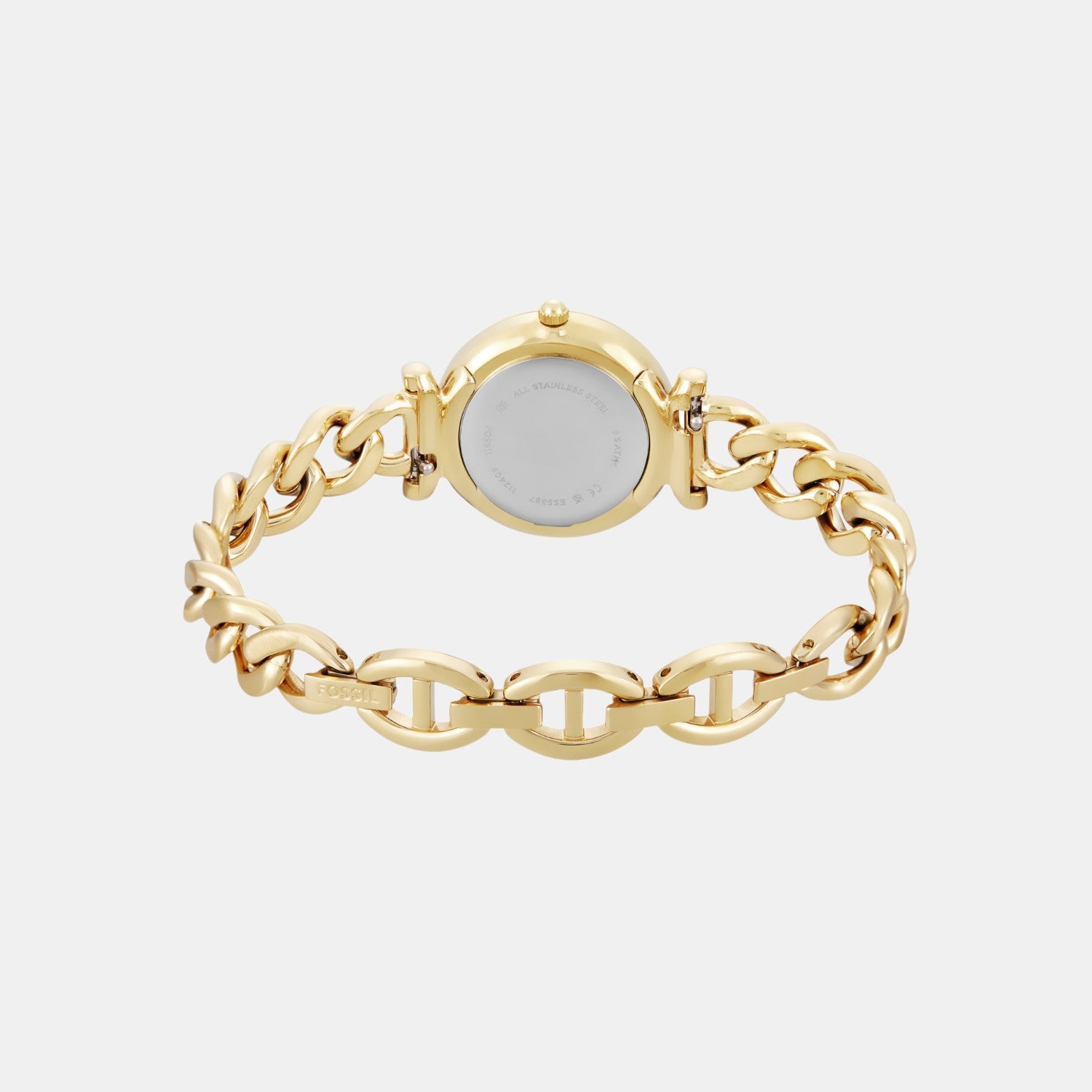 Carlie Women Quartz Gold Dial Analog Stainless Steel Watch ES5387SET