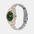 Scarlette Women Quartz Green Dial Analog Stainless Steel Watch ES5388