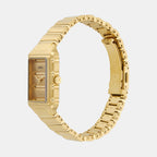 Raquel Women Quartz Gold Dial Analog Stainless Steel Watch ES5389