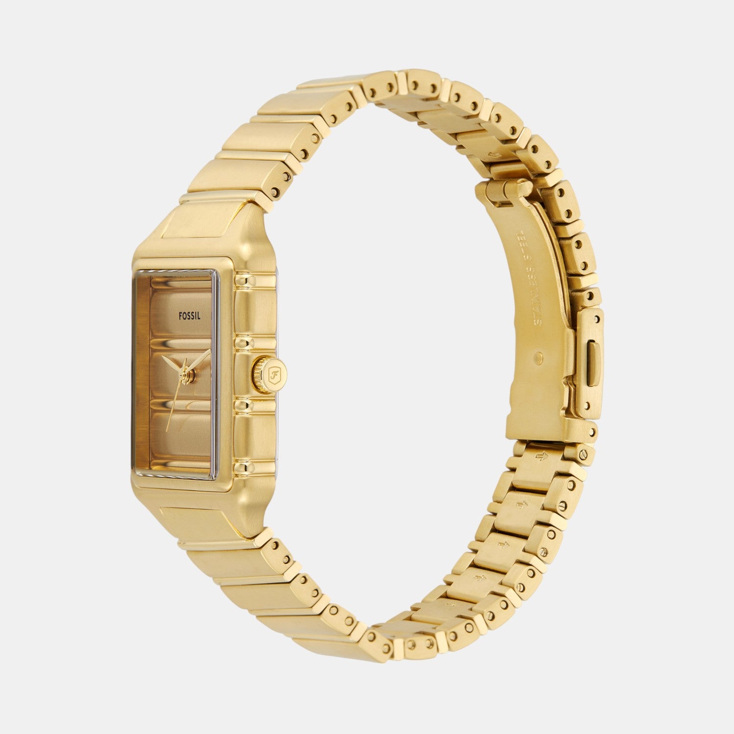 Raquel Women Quartz Gold Dial Analog Stainless Steel Watch ES5389