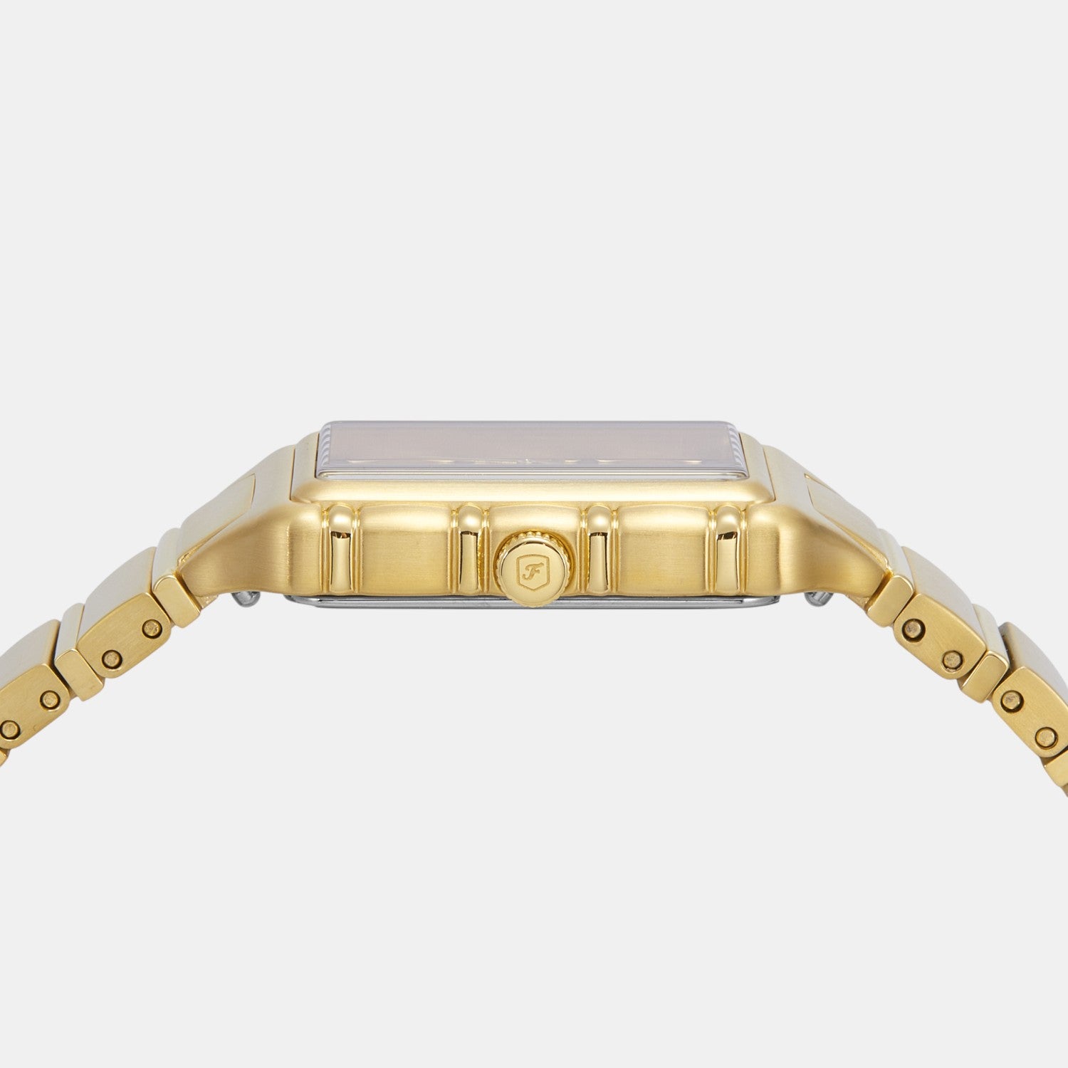 Raquel Women Quartz Gold Dial Analog Stainless Steel Watch ES5389