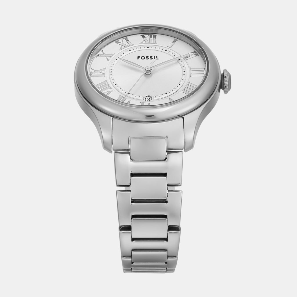 Gilmore Women Quartz Silver Dial Analog Stainless Steel Watch ES5393