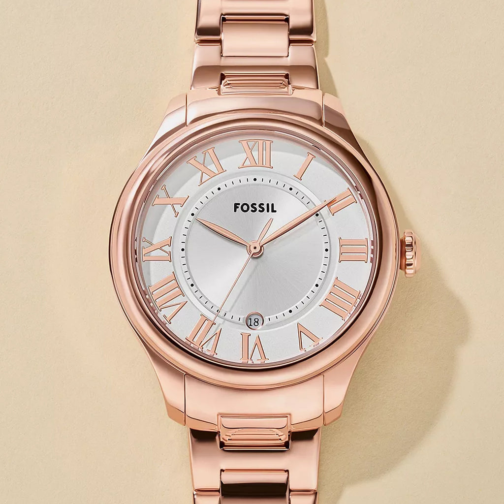 Gilmore Women Quartz Silver Dial Analog Stainless Steel Watch ES5394