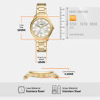 Gilmore Women Quartz Silver Dial Analog Stainless Steel Watch ES5395