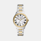 Gilmore Women Quartz Silver Dial Analog Stainless Steel Watch ES5396