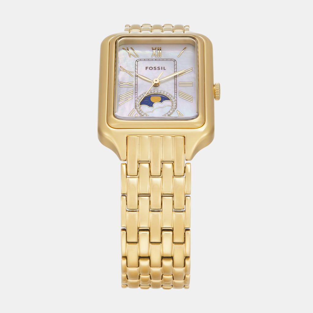 Raquel Women Quartz Mother Of Pearl Dial Analog Stainless Steel Watch ES5398