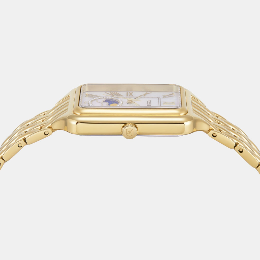 Raquel Women Quartz Mother Of Pearl Dial Analog Stainless Steel Watch ES5398