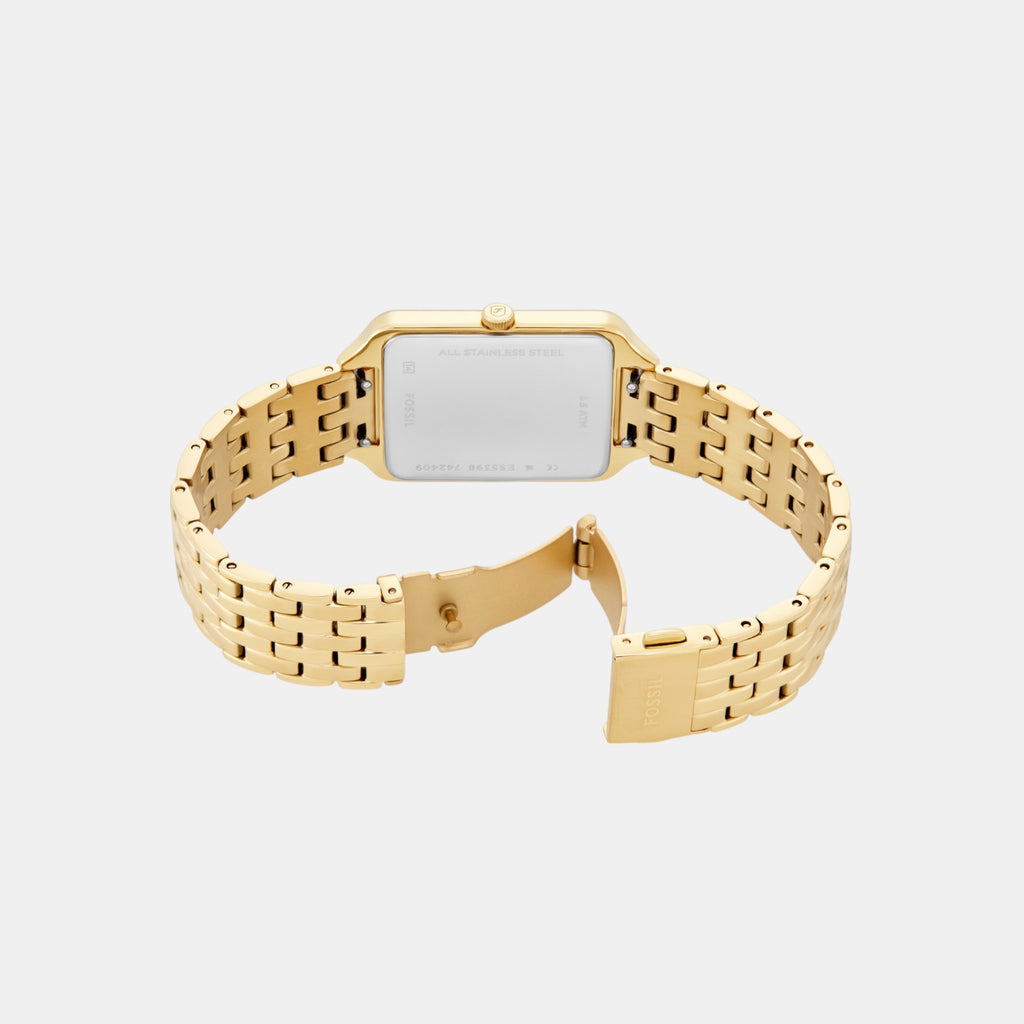 Raquel Women Quartz Mother Of Pearl Dial Analog Stainless Steel Watch ES5398