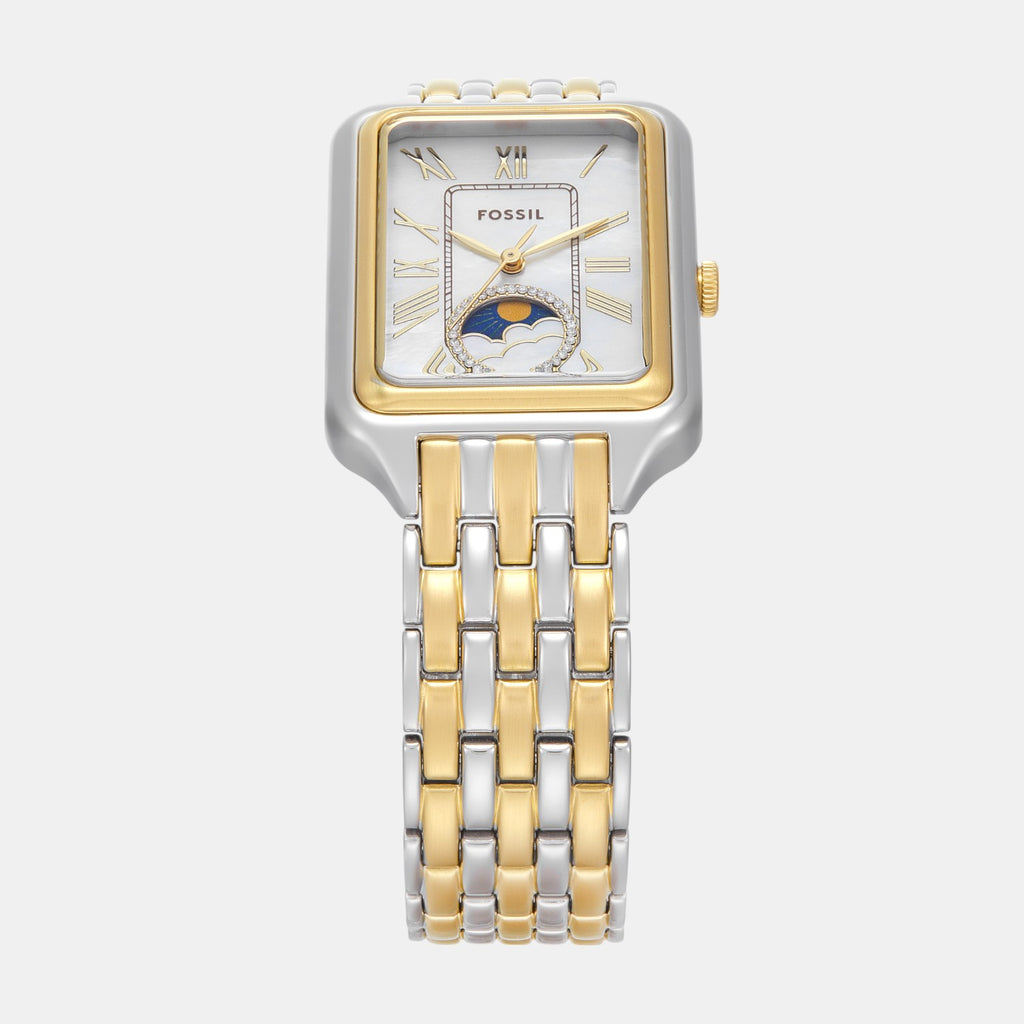 Raquel Women Quartz Mother Of Pearl Dial Analog Stainless Steel Watch ES5399