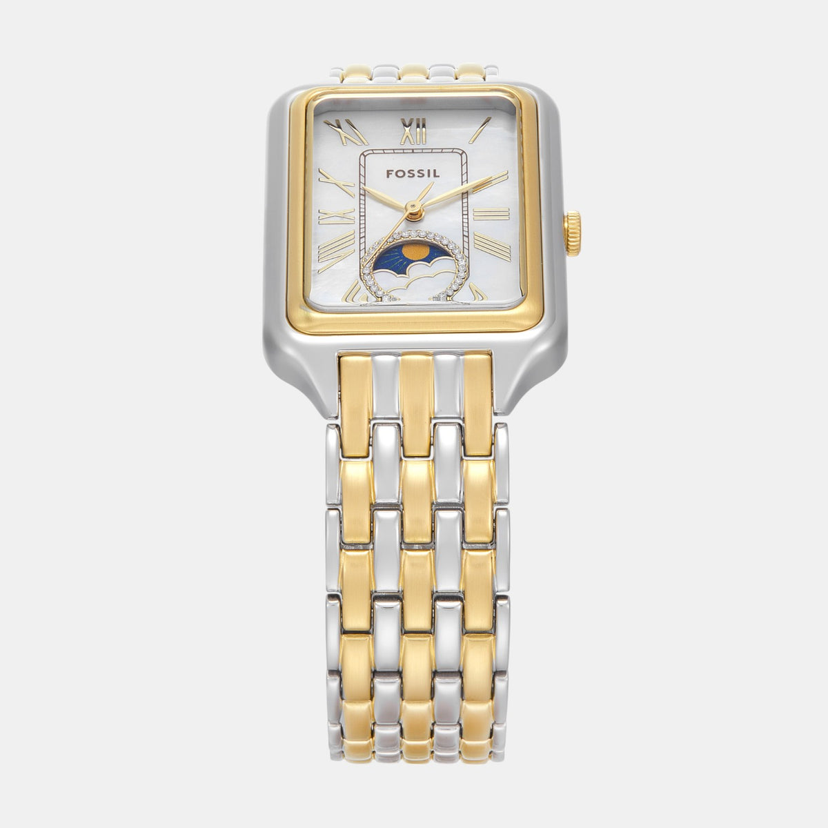 Raquel Women Quartz Mother Of Pearl Dial Analog Stainless Steel Watch ES5399