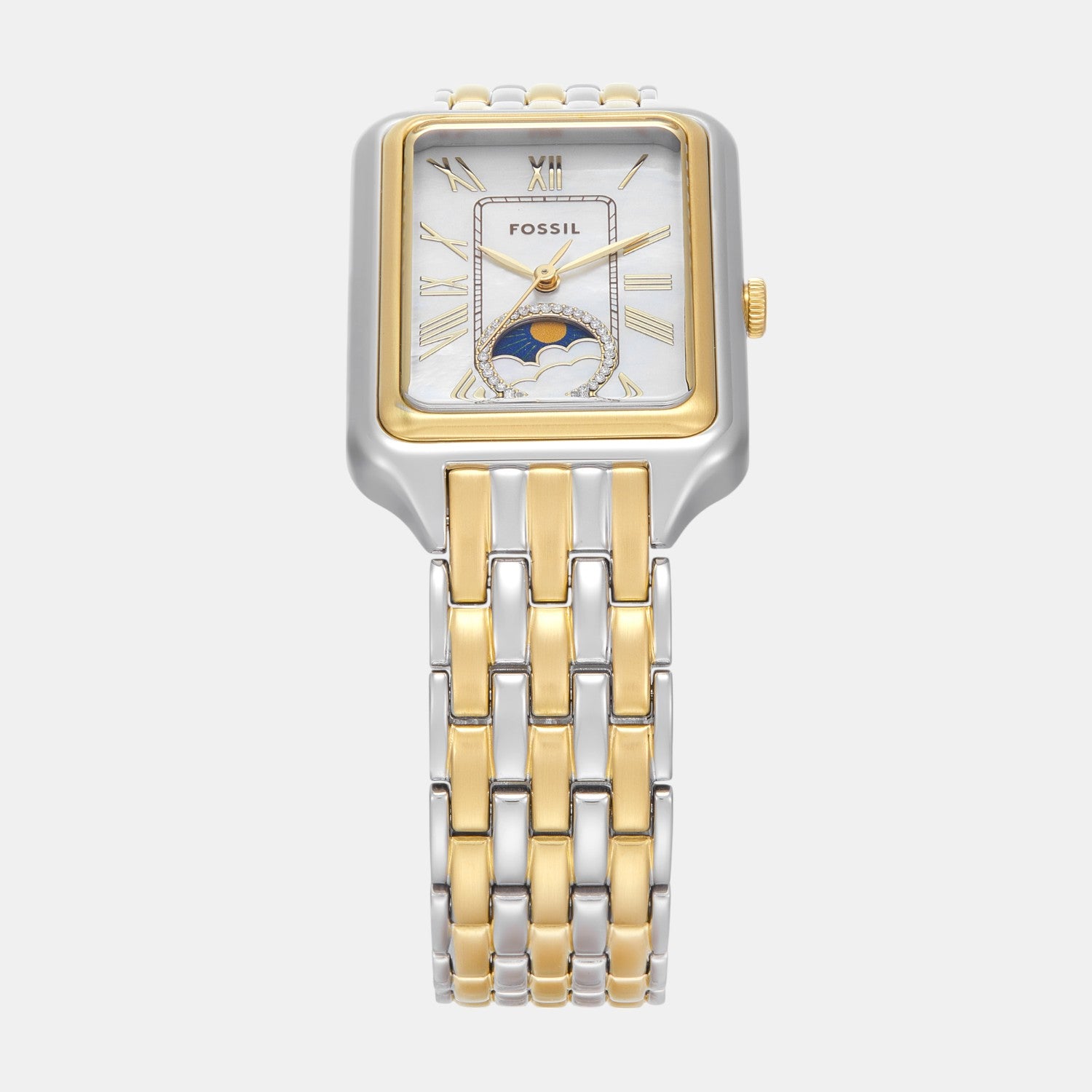 Raquel Women Quartz Mother Of Pearl Dial Analog Stainless Steel Watch ES5399