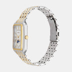 Raquel Women Quartz Mother Of Pearl Dial Analog Stainless Steel Watch ES5399