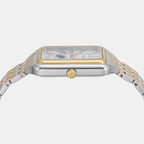 Raquel Women Quartz Mother Of Pearl Dial Analog Stainless Steel Watch ES5399