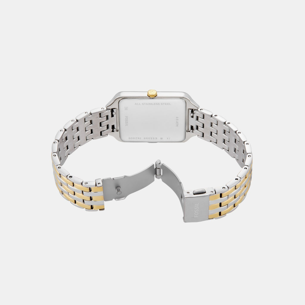 Raquel Women Quartz Mother Of Pearl Dial Analog Stainless Steel Watch ES5399