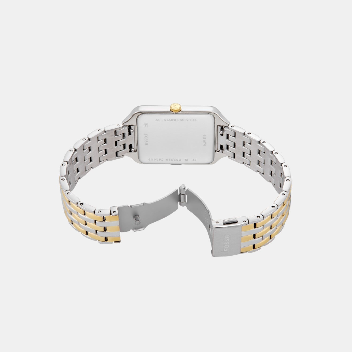 Raquel Women Quartz Mother Of Pearl Dial Analog Stainless Steel Watch ES5399