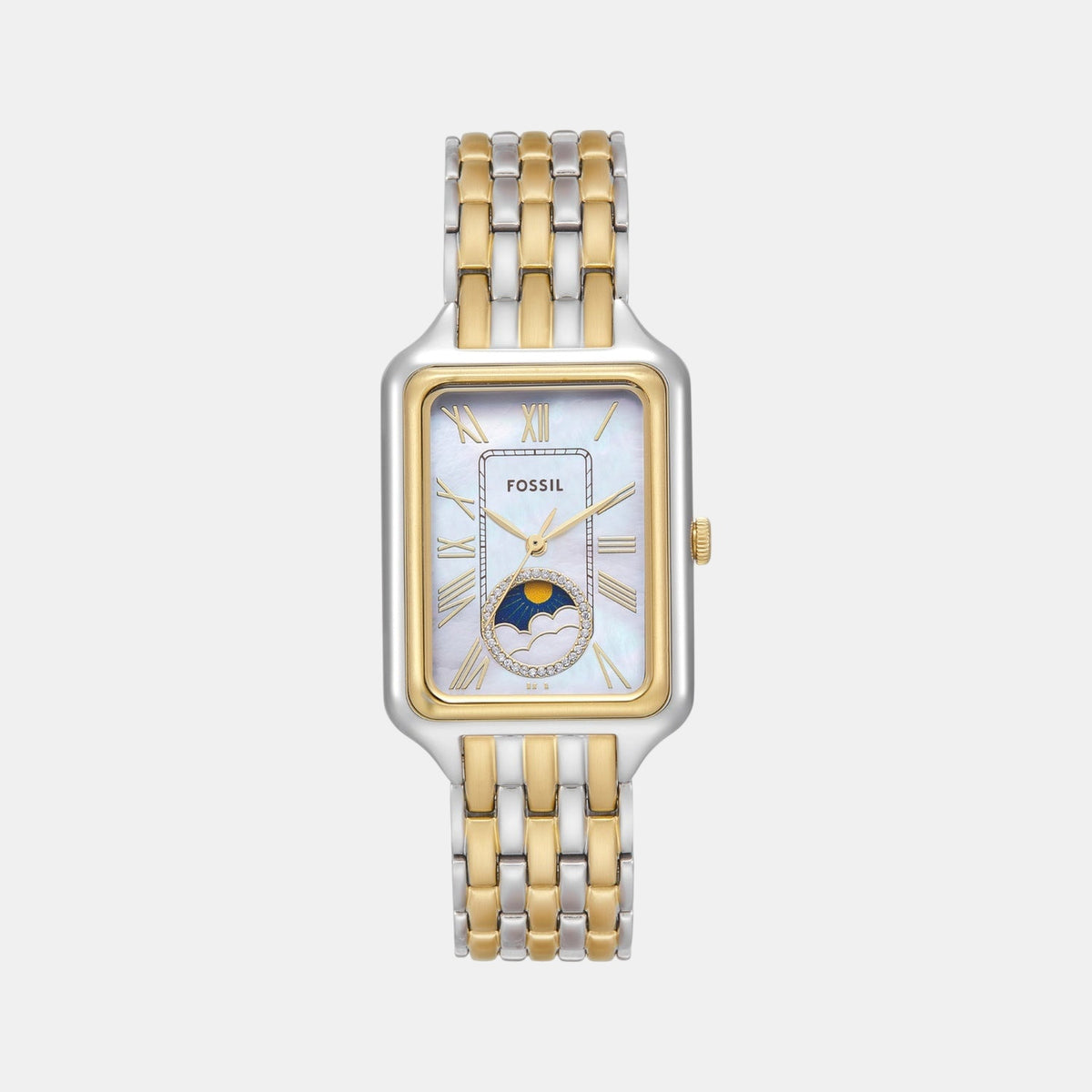 Raquel Women Quartz Mother Of Pearl Dial Analog Stainless Steel Watch ES5399