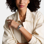 Raquel Women Quartz Mother Of Pearl Dial Analog Stainless Steel Watch ES5400