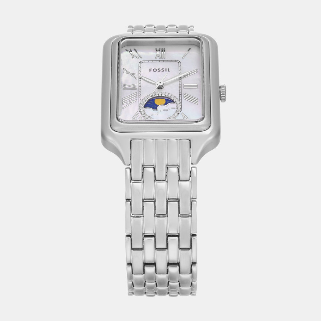 Raquel Women Quartz Mother Of Pearl Dial Analog Stainless Steel Watch ES5400