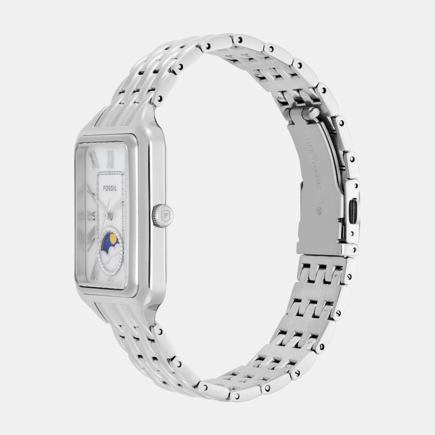 Raquel Women Quartz Mother Of Pearl Dial Analog Stainless Steel Watch ES5400