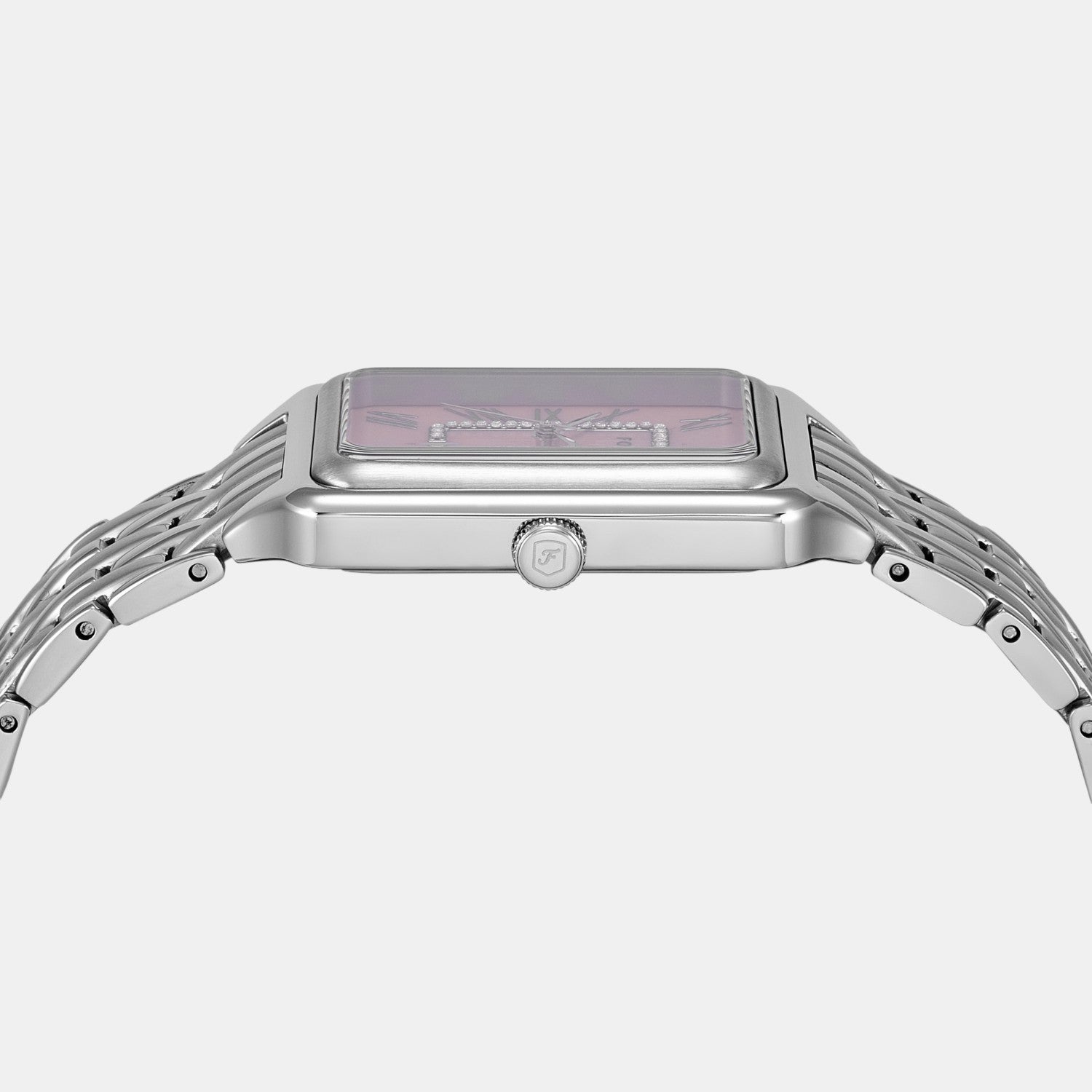 Raquel Women Quartz Pink Mother Of Pearl Dial Analog Stainless Steel Watch ES5401