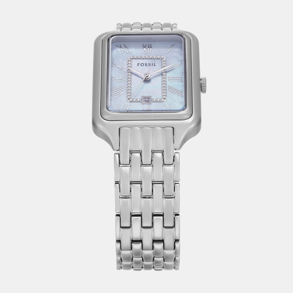 Raquel Women Quartz Mother Of Pearl Dial Analog Stainless Steel Watch ES5402