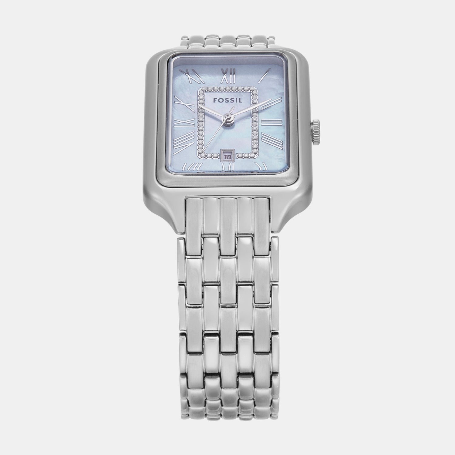 Raquel Women Quartz Mother Of Pearl Dial Analog Stainless Steel Watch ES5402