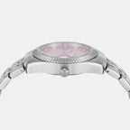 Scarlette Women Quartz Pink Dial Analog Stainless Steel Watch ES5403