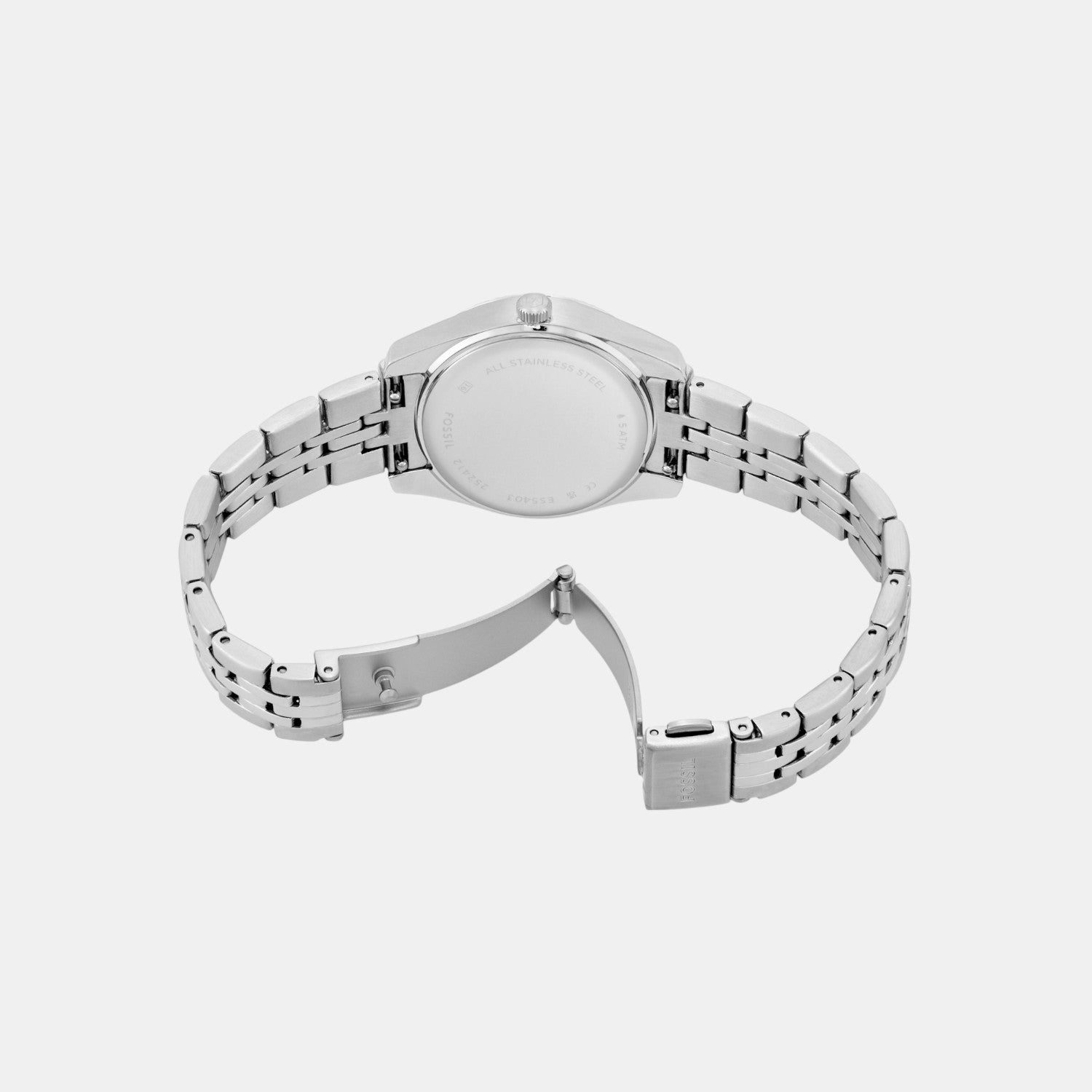 Scarlette Women Quartz Pink Dial Analog Stainless Steel Watch ES5403