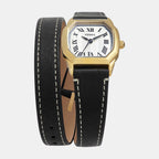 Harlow Women Quartz Cream Dial Analog Leather Watch ES5404