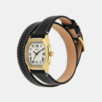 Harlow Women Quartz Cream Dial Analog Leather Watch ES5404