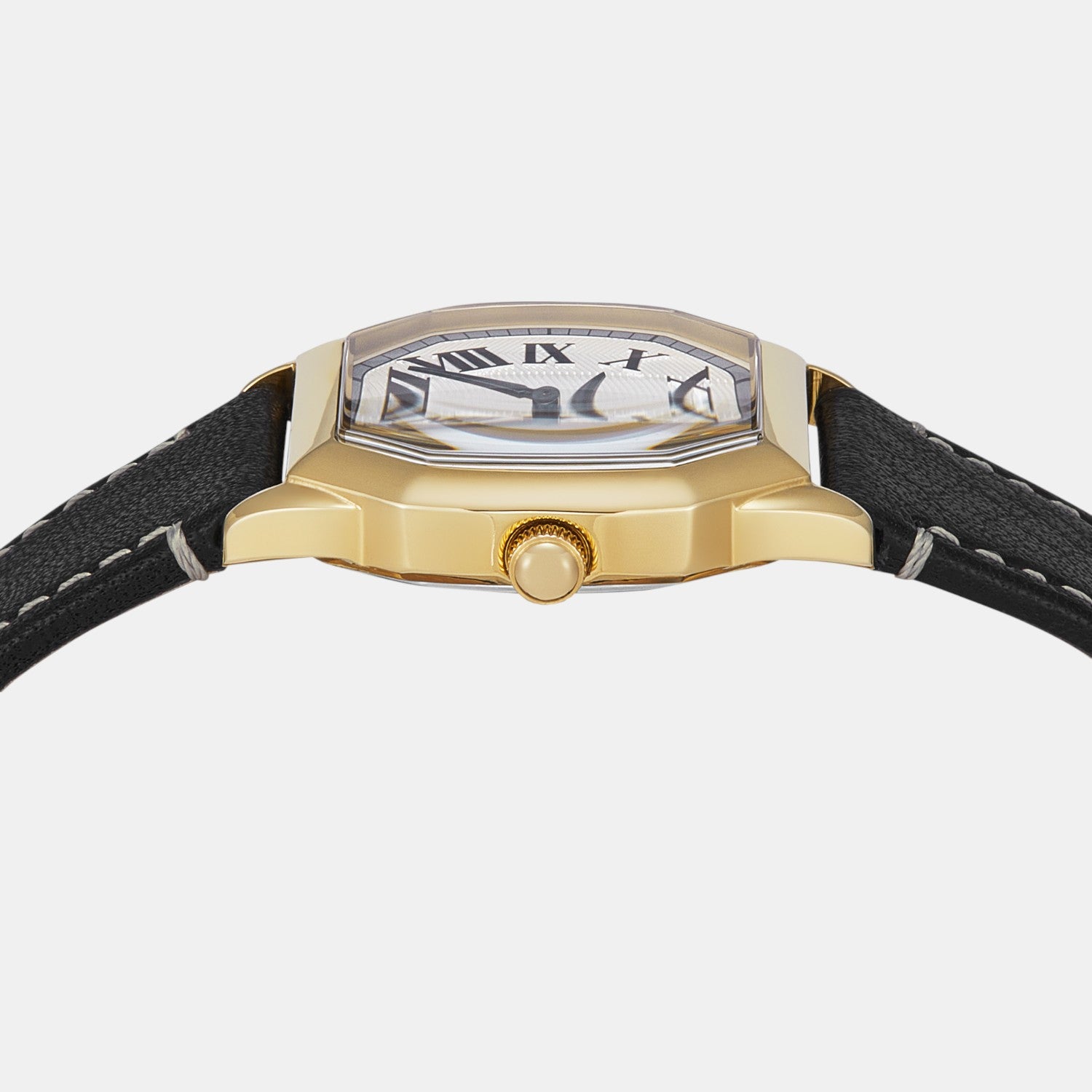 Harlow Women Quartz Cream Dial Analog Leather Watch ES5404