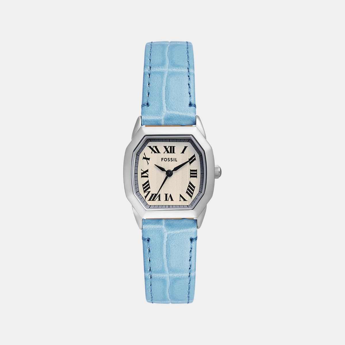 Harlow Women Quartz Cream Dial Analog Leather Watch ES5405