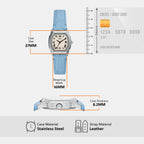 Harlow Women Quartz Cream Dial Analog Leather Watch ES5405