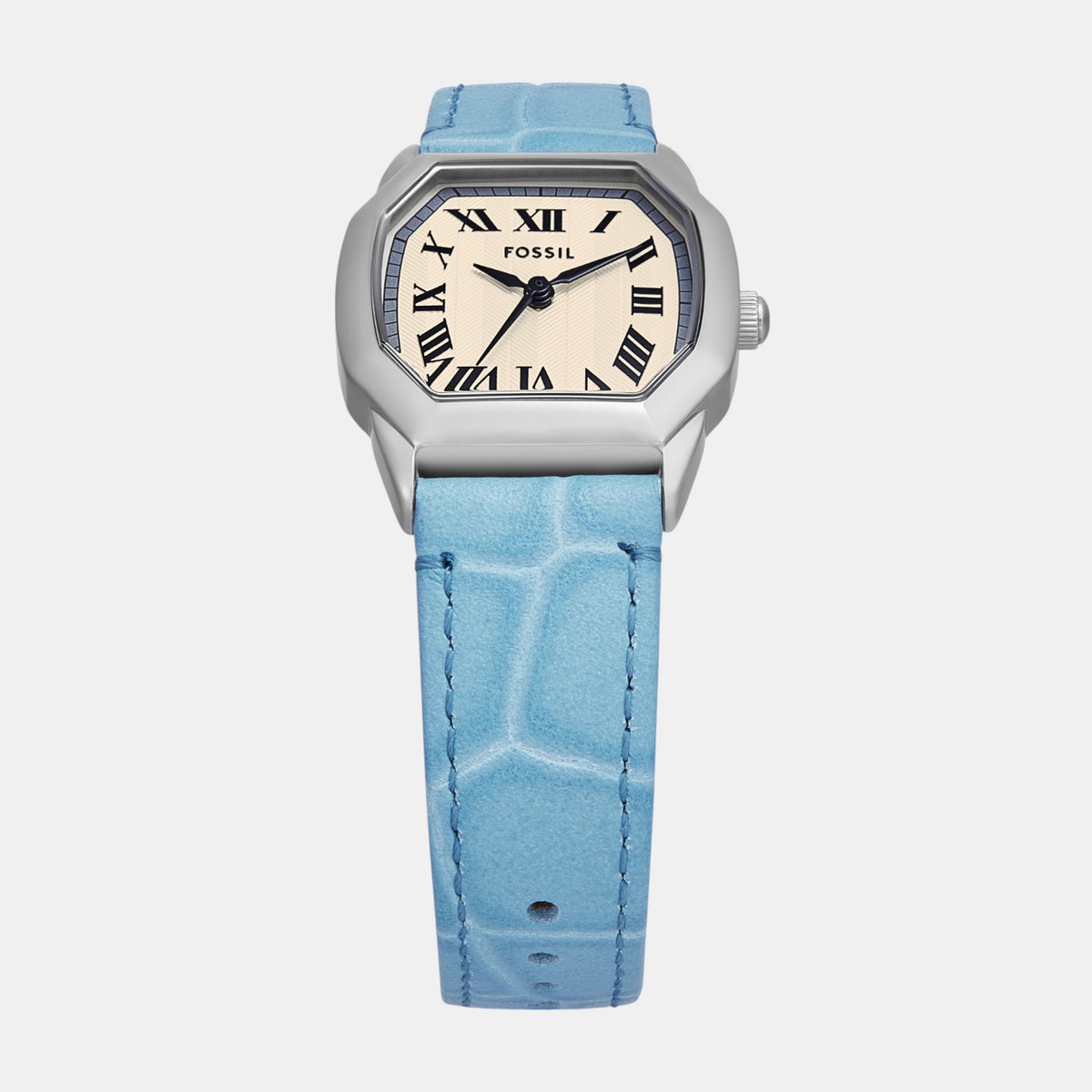 Harlow Women Quartz Cream Dial Analog Leather Watch ES5405