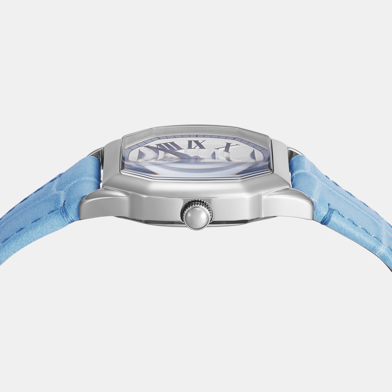 Harlow Women Quartz Cream Dial Analog Leather Watch ES5405