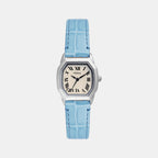 Harlow Women Quartz Cream Dial Analog Leather Watch ES5405