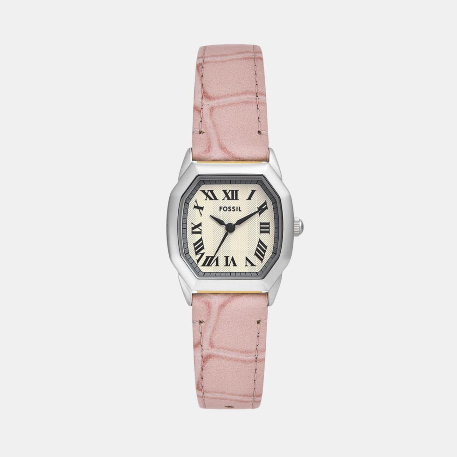 Harlow Women Quartz Cream Dial Analog Leather Watch ES5406
