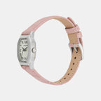 Harlow Women Quartz Cream Dial Analog Leather Watch ES5406