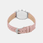 Harlow Women Quartz Cream Dial Analog Leather Watch ES5406