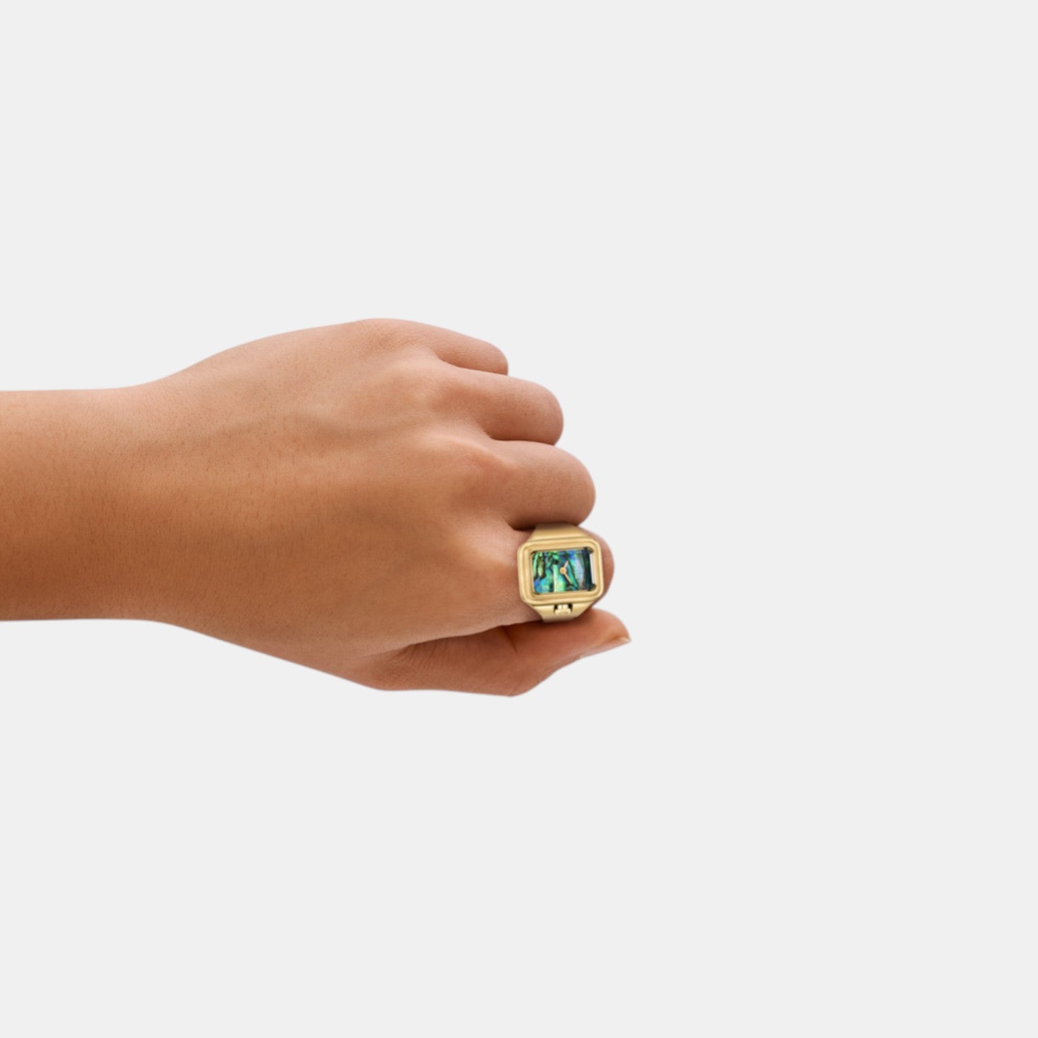 Women Quartz Mother Of Pearl Dial Analog Watch ES5411