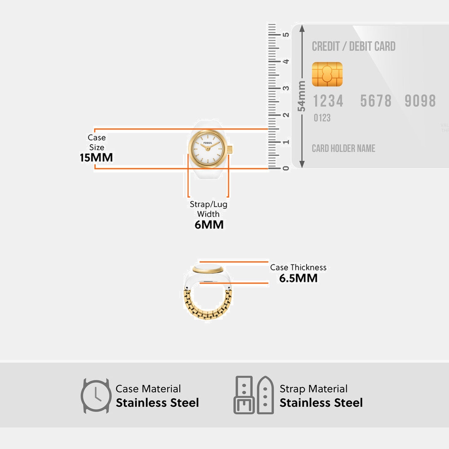 Women Quartz White Dial Analog Watch ES5412