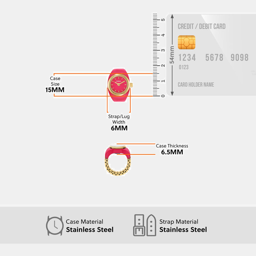 Women Quartz Pink Dial Analog Watch ES5414