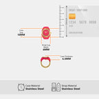 Women Quartz Pink Dial Analog Watch ES5414